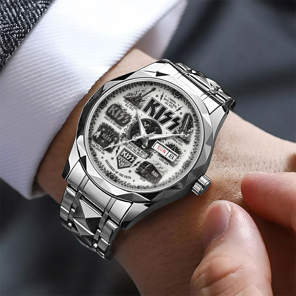 KISS Alloy Luxury Quartz Watch - TANTN24474
