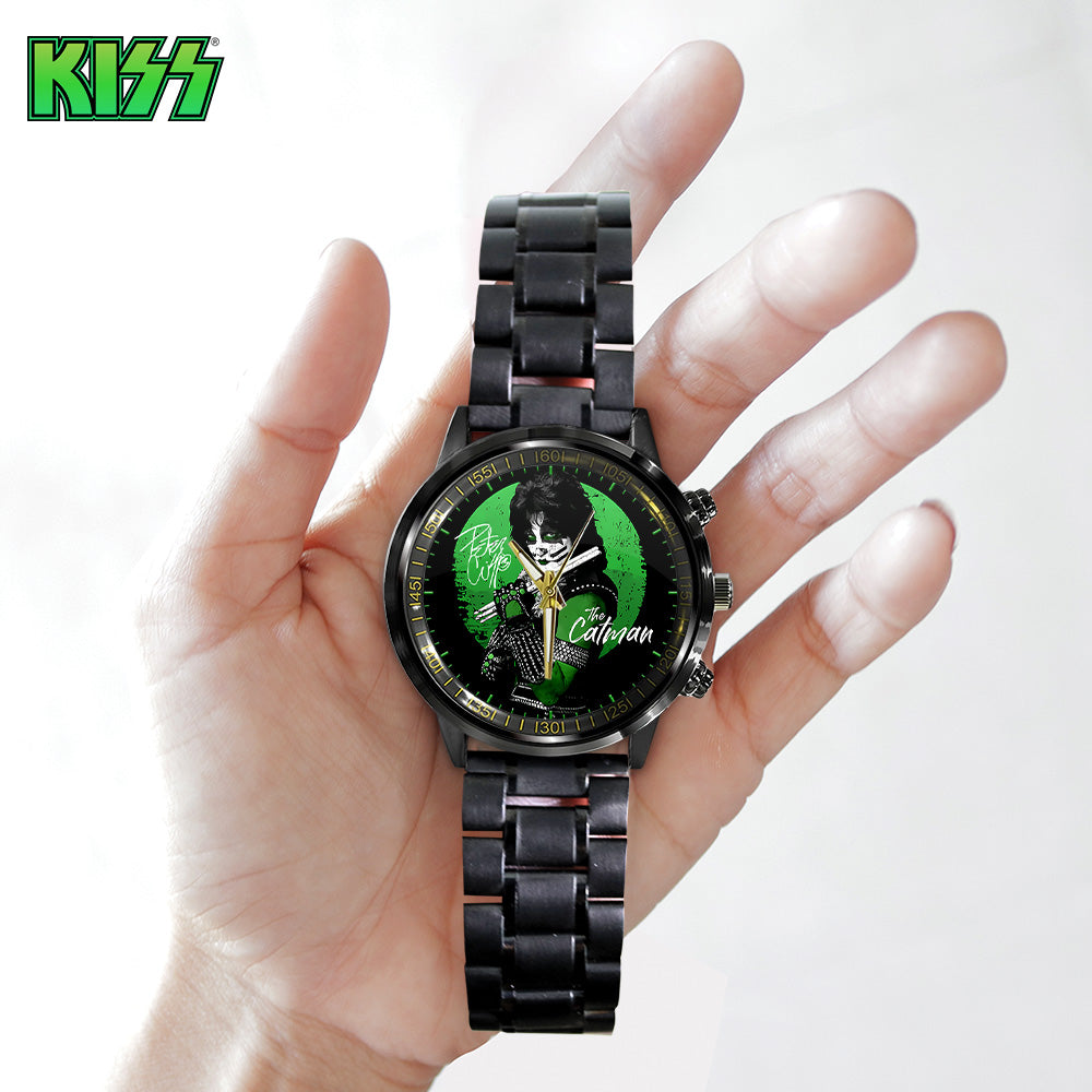 KISS Black Stainless Steel Watch - GNE 2878