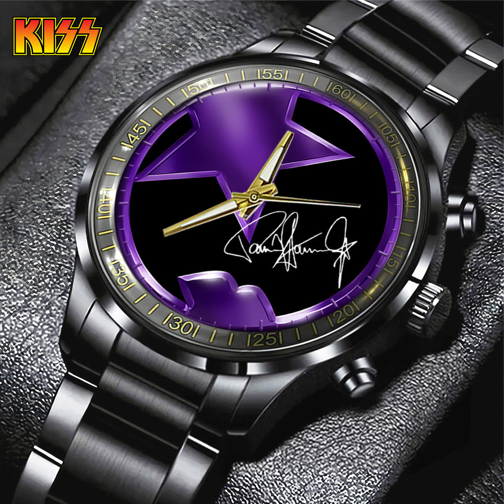 KISS Black Stainless Steel Watch - GNE 439