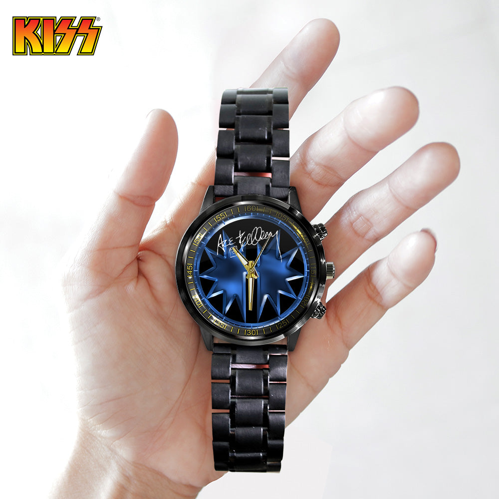 KISS Black Stainless Steel Watch - GNE 441