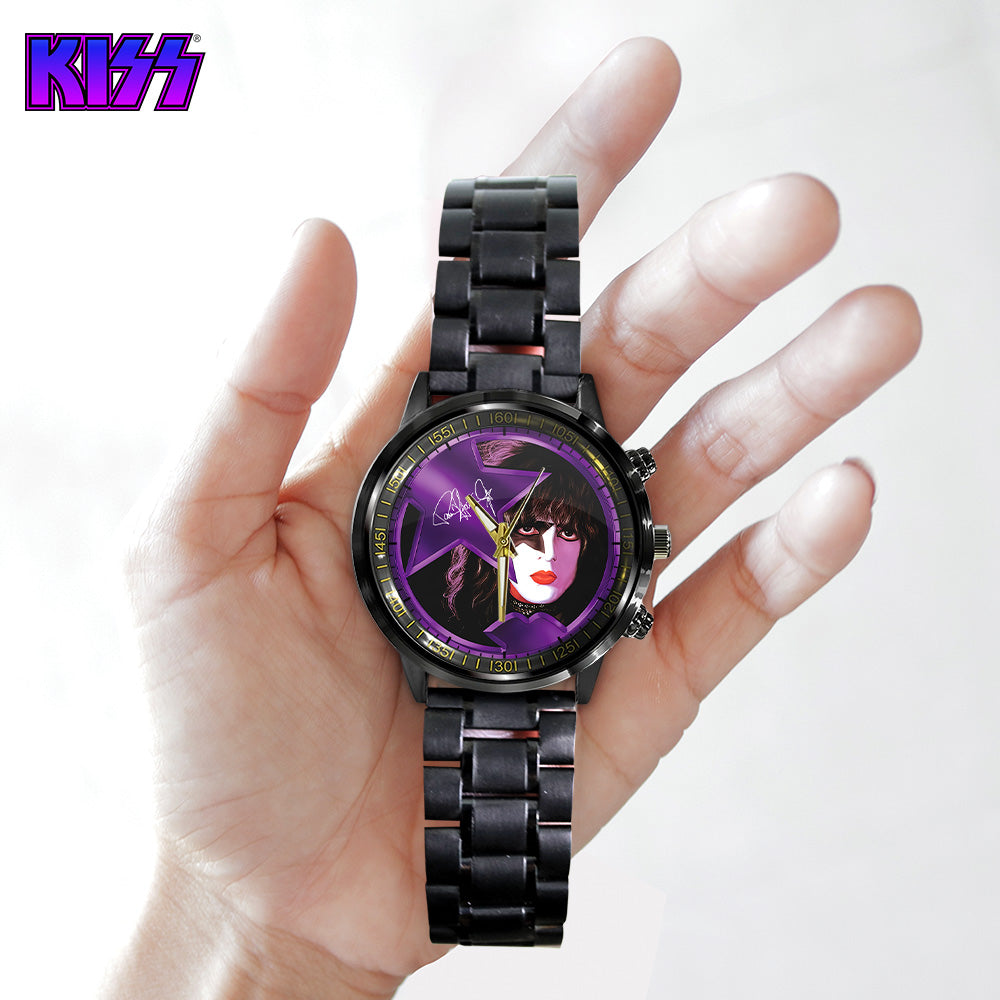 KISS Black Stainless Steel Watch - GNE 621