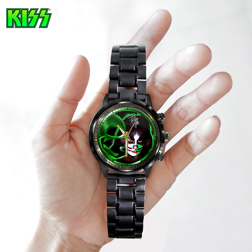 KISS Black Stainless Steel Watch - GNE 624