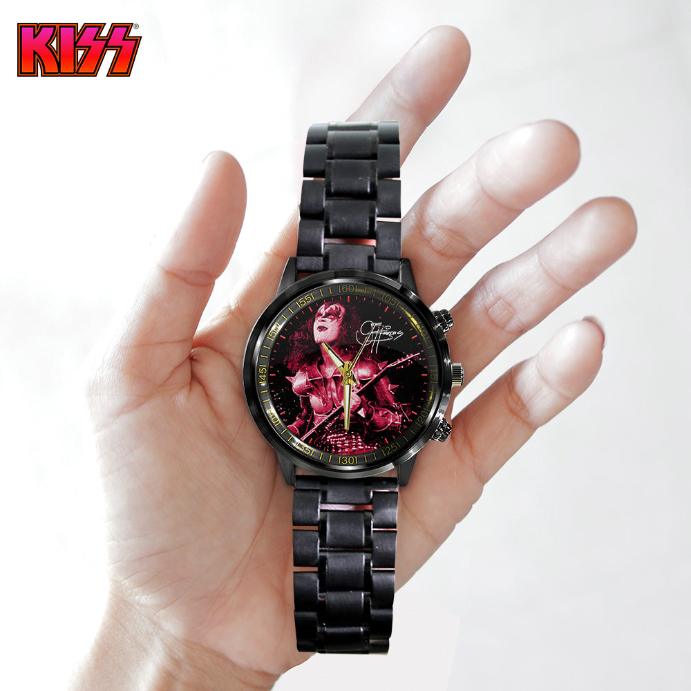 KISS Black Stainless Steel Watch - GNE 683