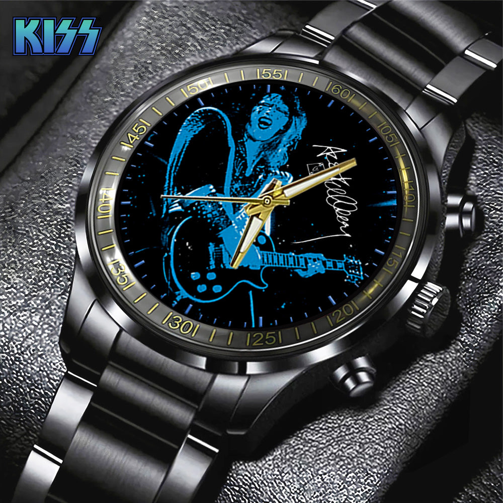 KISS Black Stainless Steel Watch - GNE 684