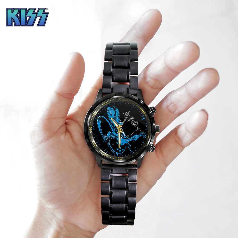 KISS Black Stainless Steel Watch - GNE 684