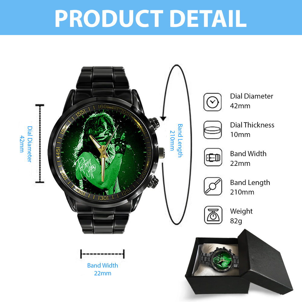 KISS Black Stainless Steel Watch - GNE 686