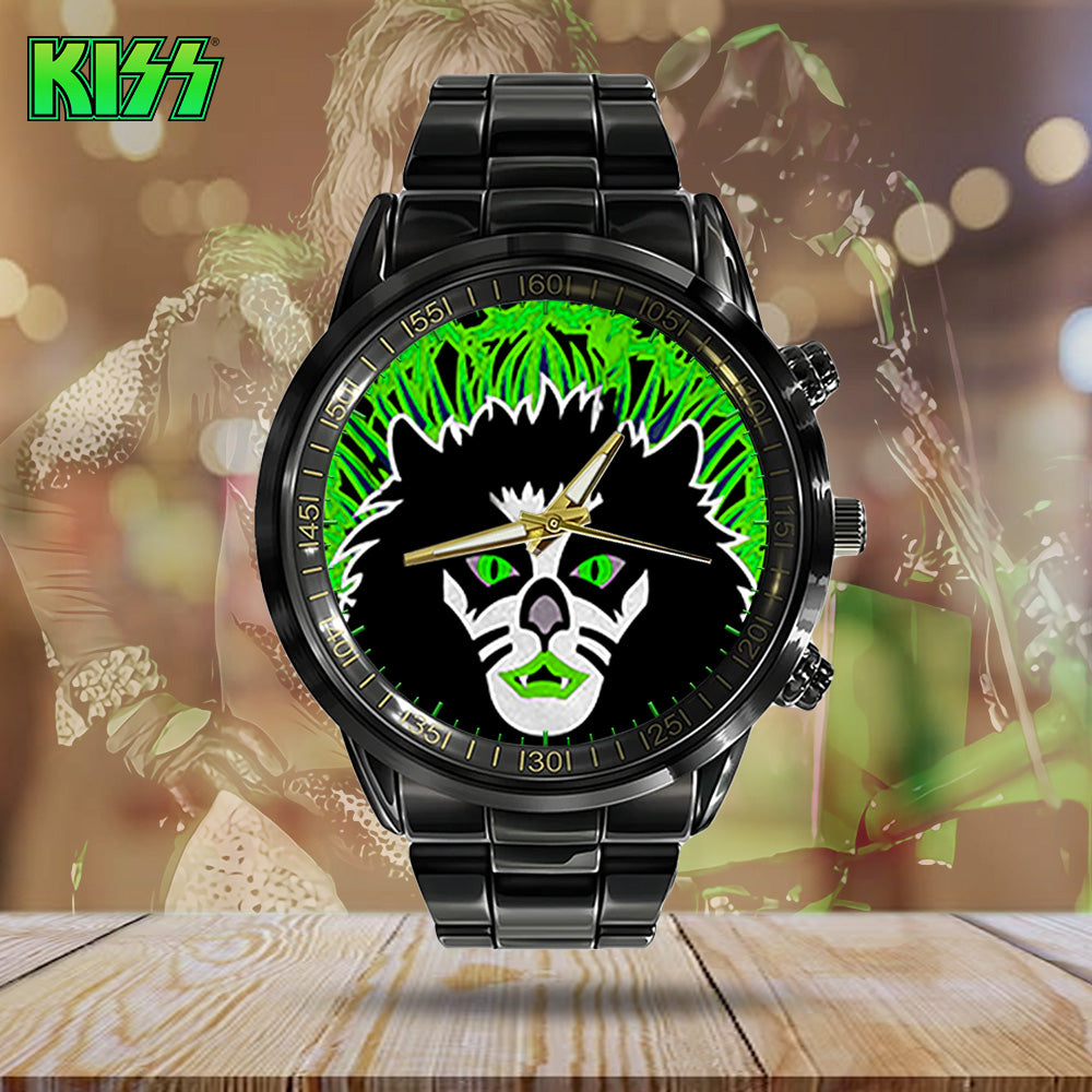 KISS Black Stainless Steel Watch - GNE 715