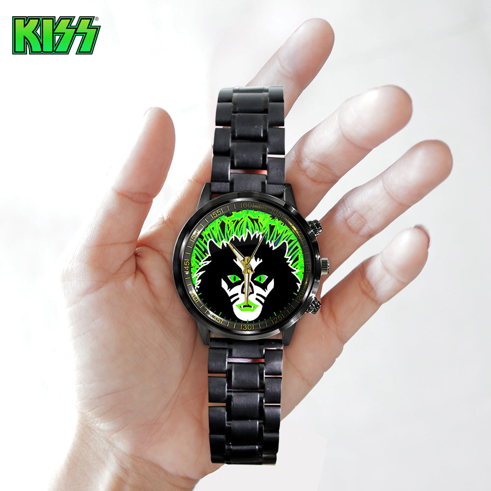 KISS Black Stainless Steel Watch - GNE 715