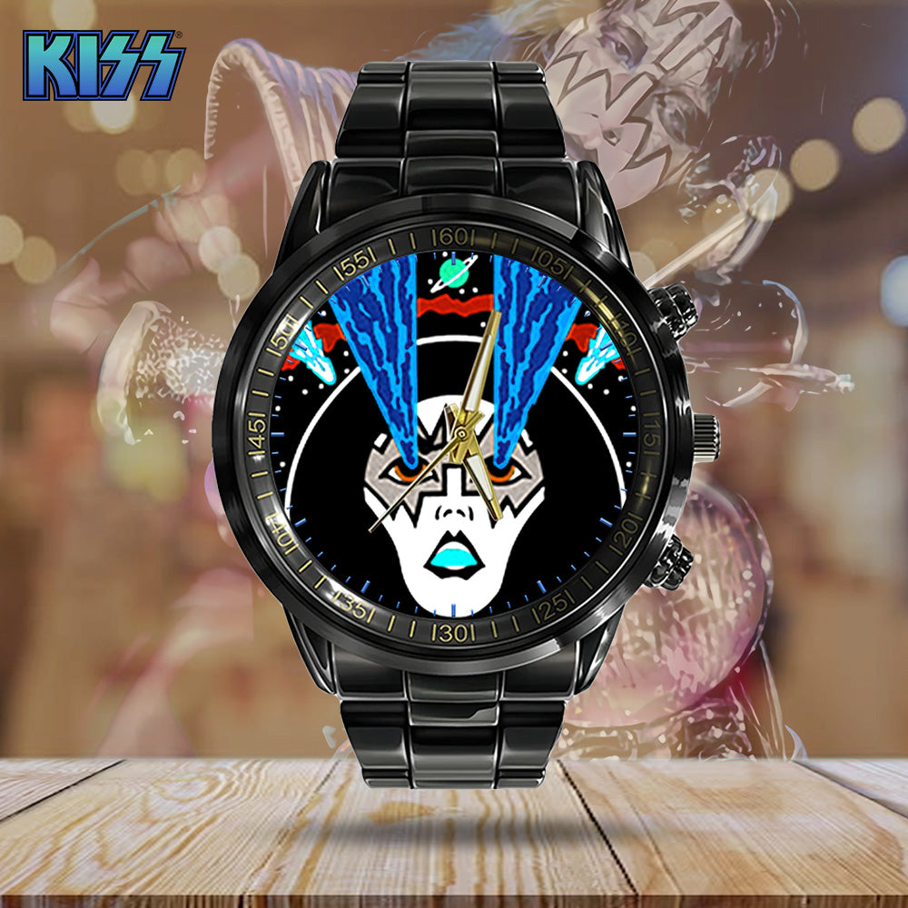 KISS Black Stainless Steel Watch - GNE 716