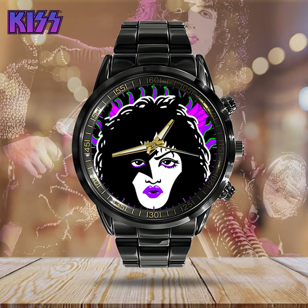 KISS Black Stainless Steel Watch - GNE 717
