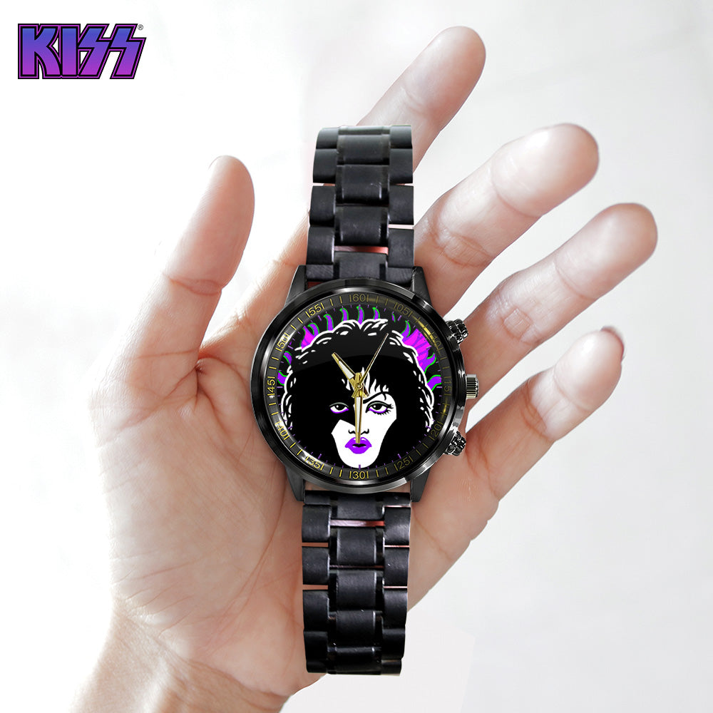 KISS Black Stainless Steel Watch - GNE 717
