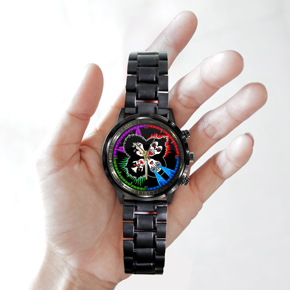 KISS Black Stainless Steel Watch - GNE 867