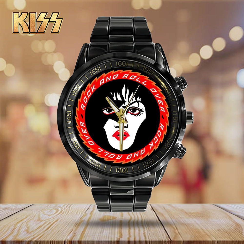 KISS Black Stainless Steel Watch - TANTN 7767