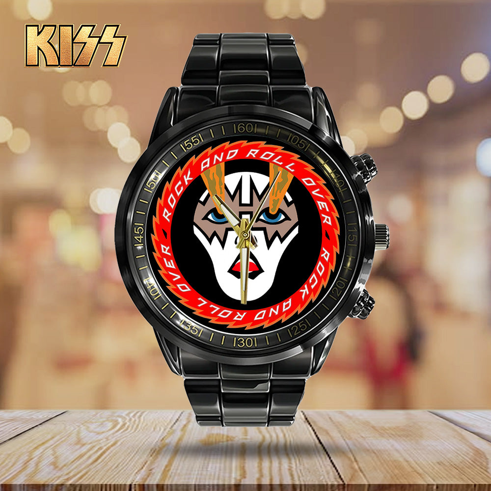 KISS Black Stainless Steel Watch - TANTN 7769