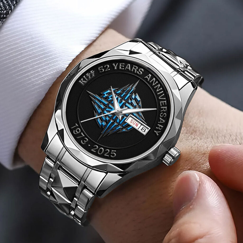 KISS 52 Years Anniversary Alloy Luxury Quartz Watch - TMTHU1596