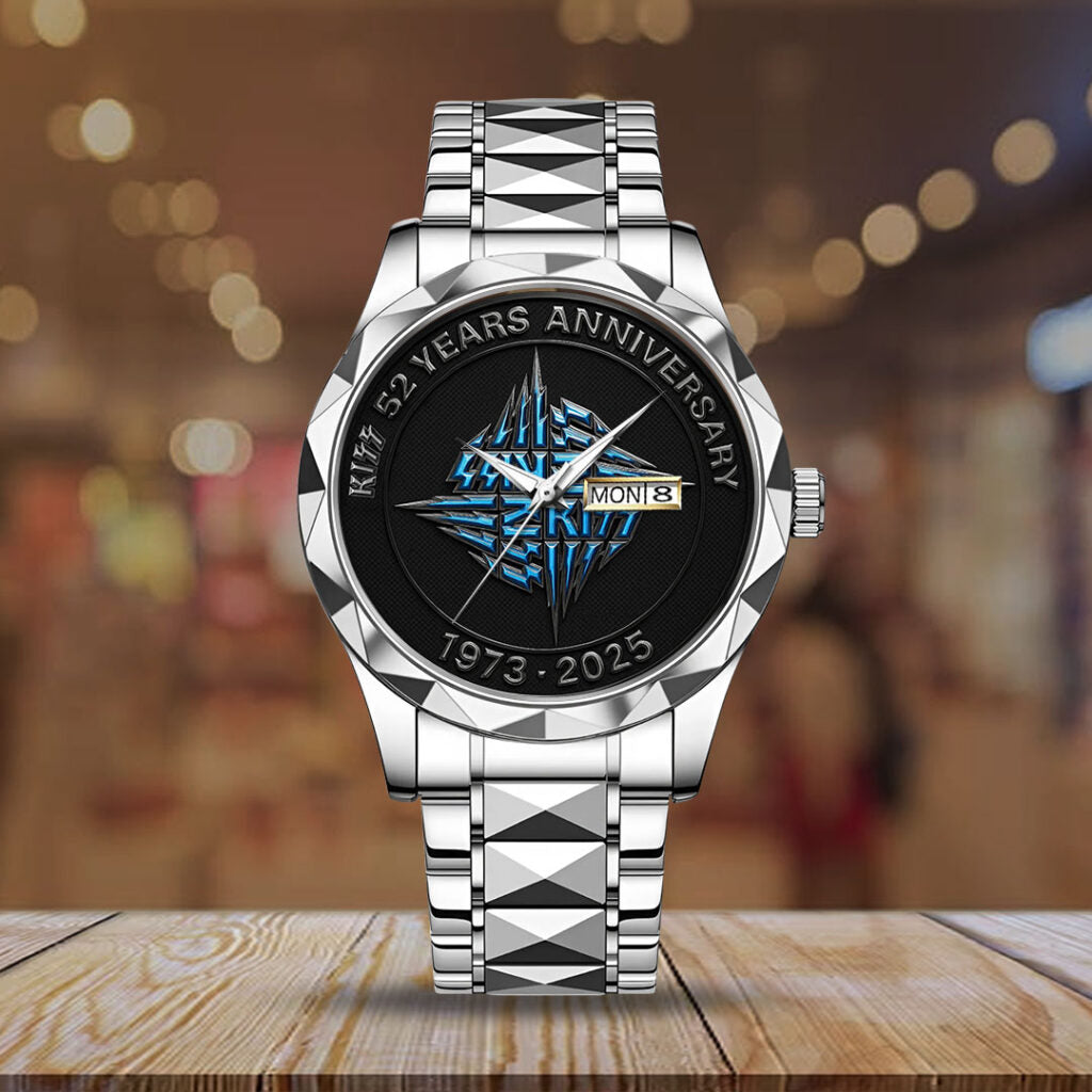 KISS 52 Years Anniversary Alloy Luxury Quartz Watch - TMTHU1596