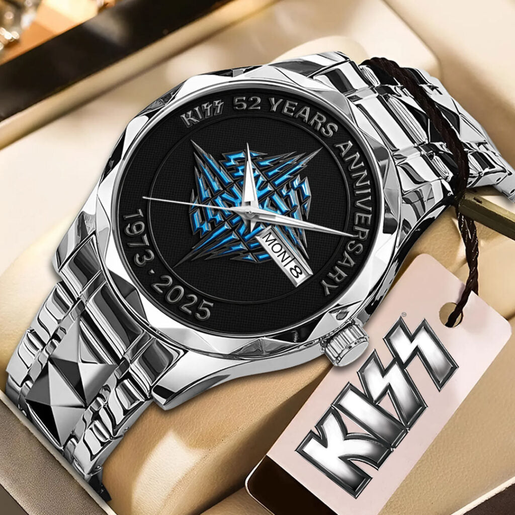 KISS 52 Years Anniversary Alloy Luxury Quartz Watch - TMTHU1596