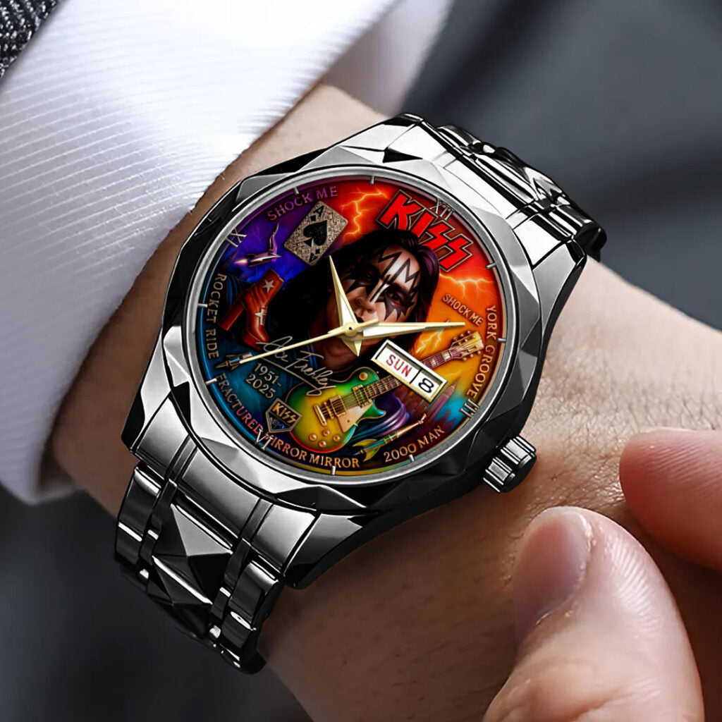 KISS x Ace Frehley Alloy Luxury Quartz Watch - TMTHU1586