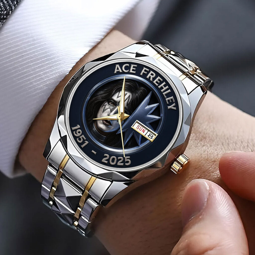 KISS x Ace Frehley Alloy Luxury Quartz Watch - TMTHU1955