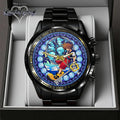 Kingdom Hearts 25th Anniversary Black Stainless Steel Watch - GNE7117