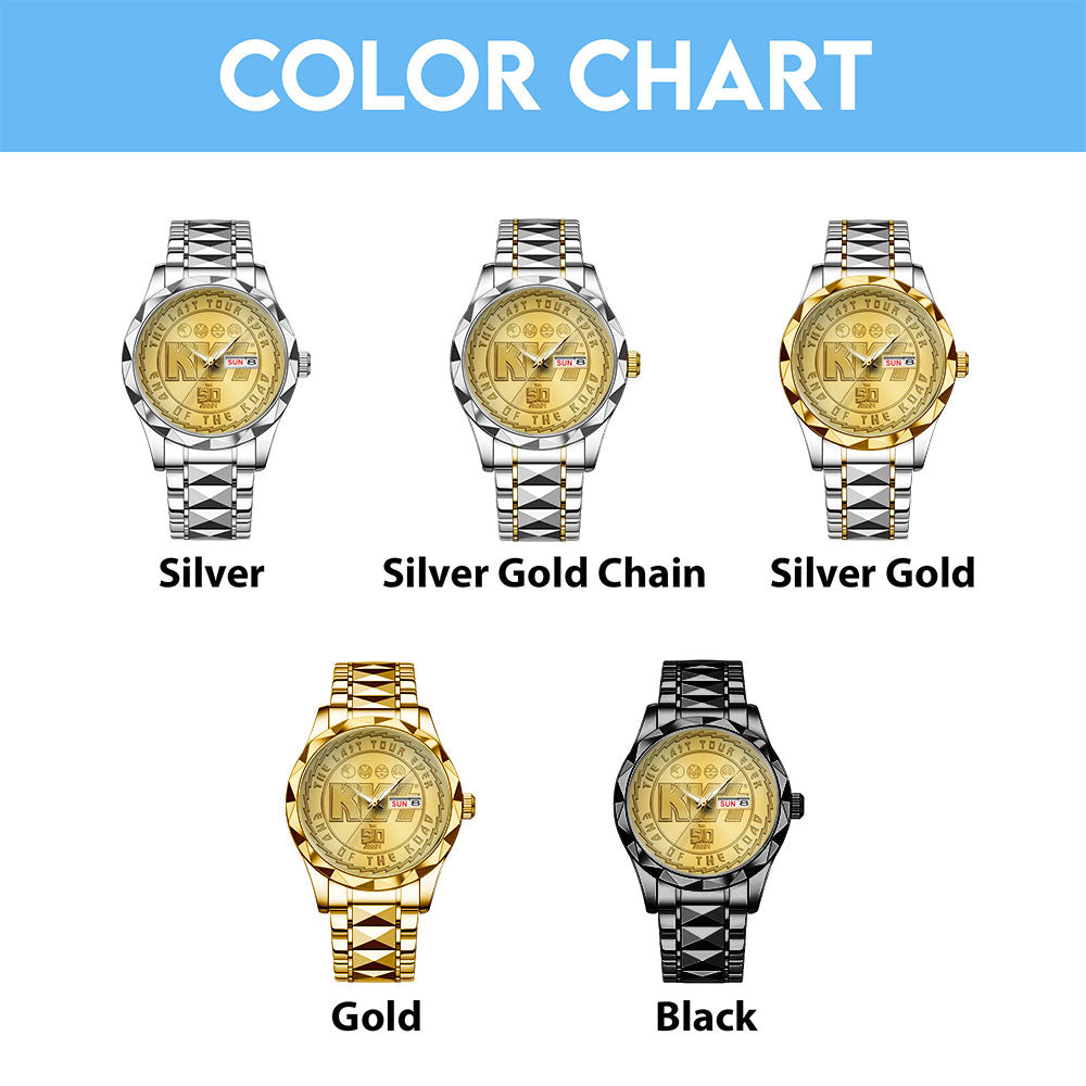KISS Alloy Luxury Quartz Watch - TANTN 13796