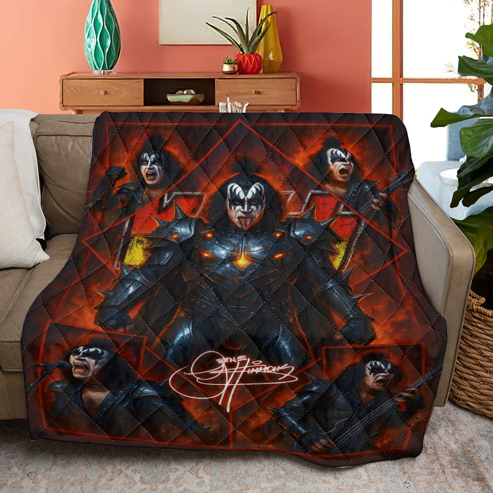 KISS Quilt Blanket - GNE NEW243