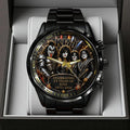 KISS 53 Years Anniversary Black Stainless Steel Watch - TANTN24553