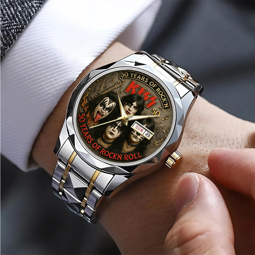 KISS Alloy Luxury Quartz Watch - TANTN 14941