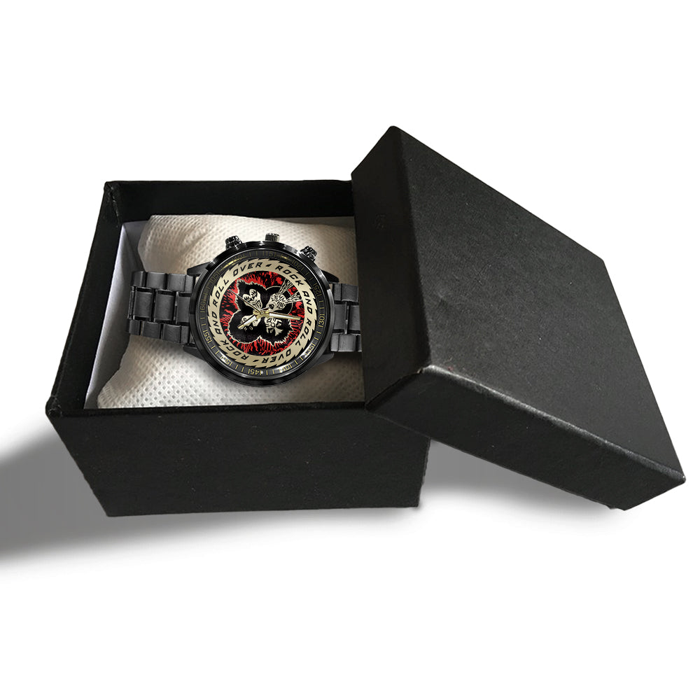 KISS Black Stainless Steel Watch - MAITM 6191