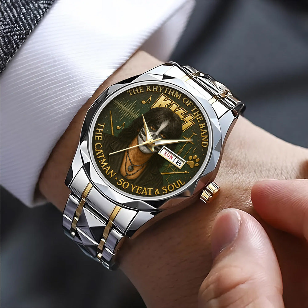 KISS x The Catman Alloy Luxury Quartz Watch - TANTN 14943