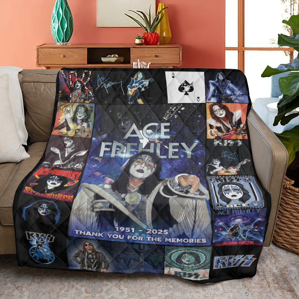 KISS x Ace Frehley Quilt Blanket - TANTN17750