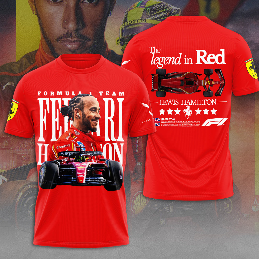 Scuderia Ferrari x Lewis Hamilton 3D Apparel – MAITM 11212
