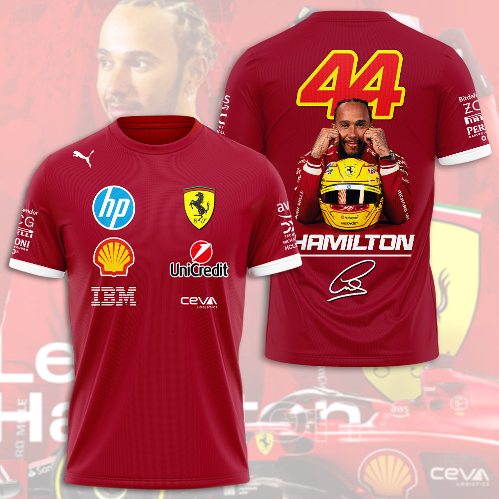 Scuderia Ferrari x Lewis Hamilton 3D Apparel – HOATT 9582