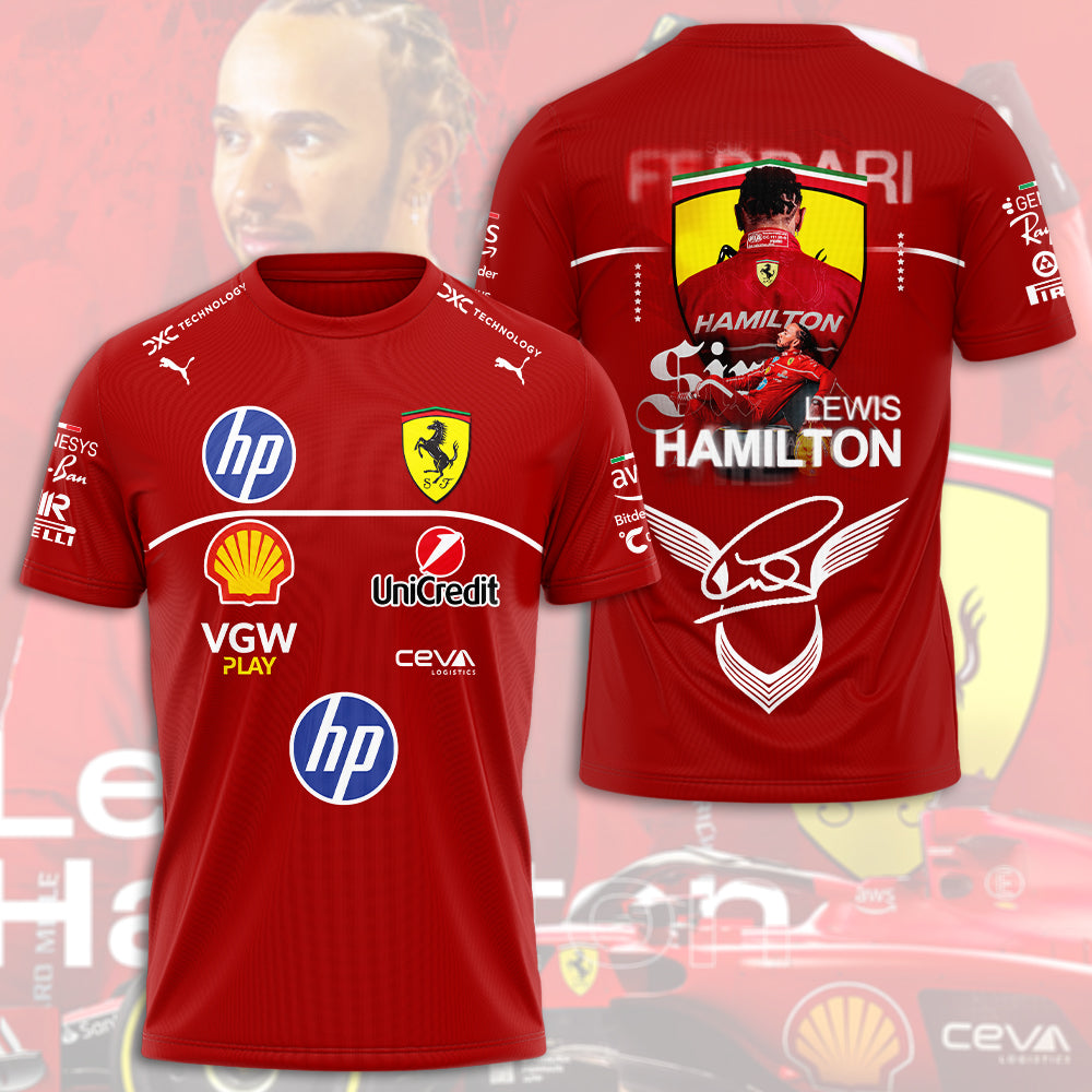 Scuderia Ferrari x Lewis Hamilton 3D Apparel – HOATT 8185