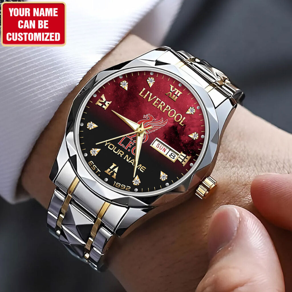 Personalized Liverpool FC Alloy Luxury Quartz Watch - TANTN22736