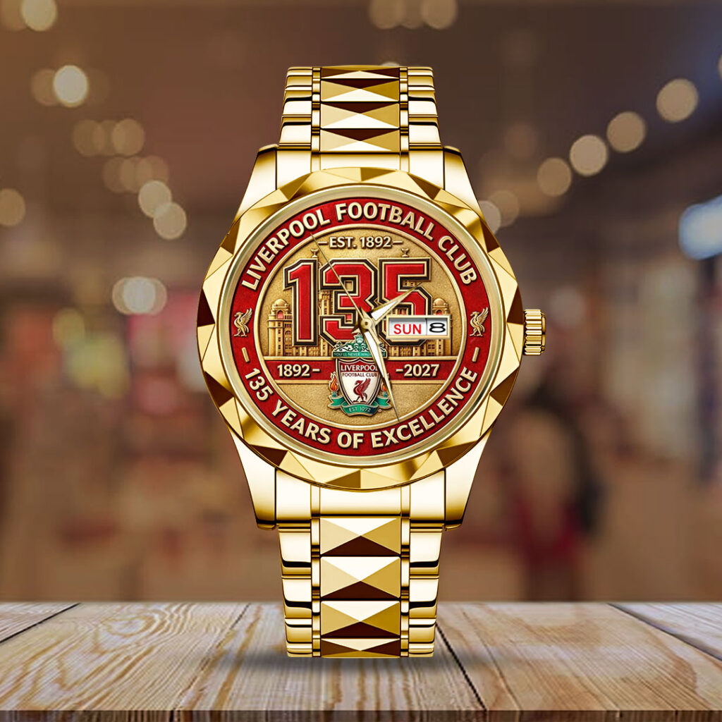 Liverpool FC 135th Anniversary Alloy Luxury Quartz Watch - TMTHU4095