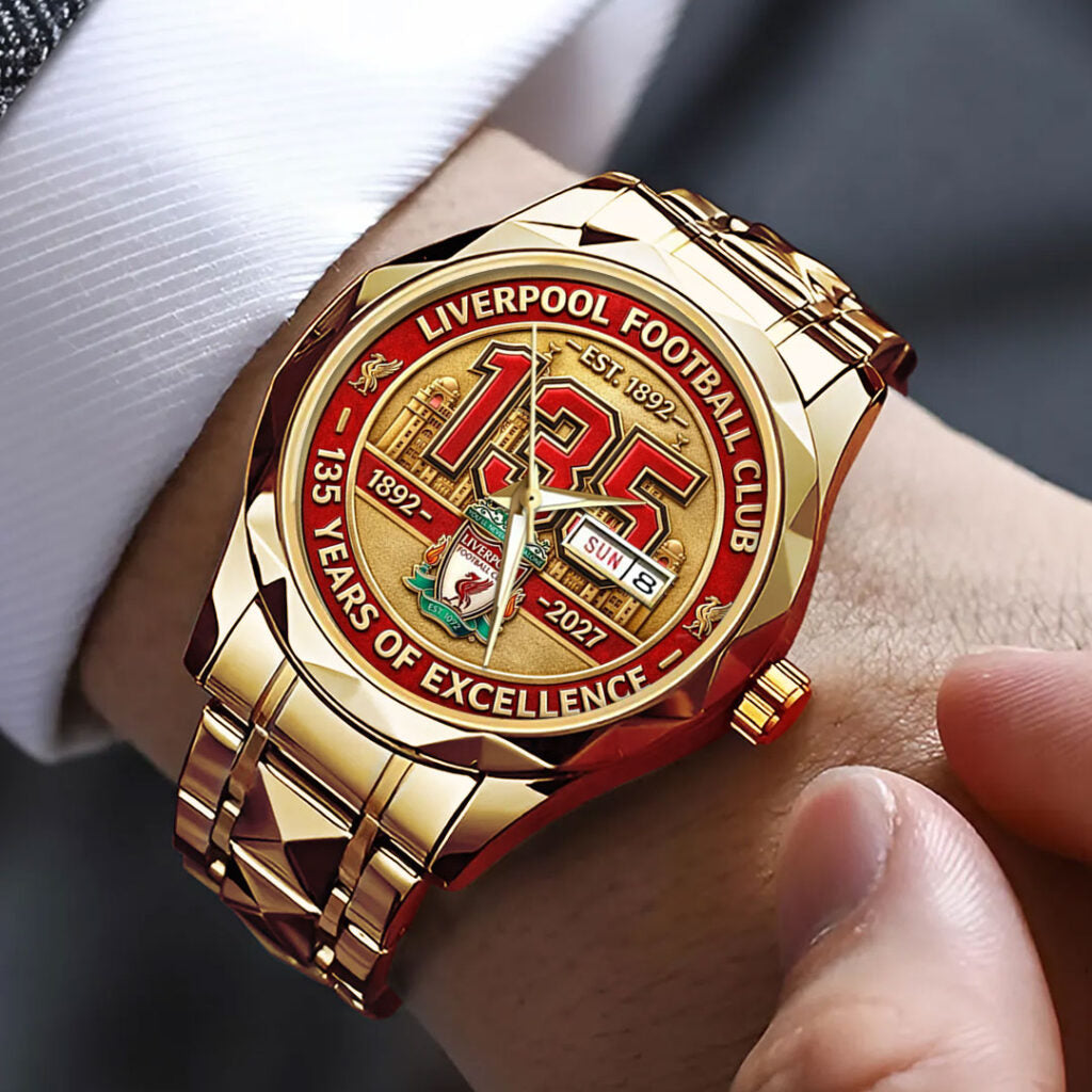 Liverpool FC 135th Anniversary Alloy Luxury Quartz Watch - TMTHU4095