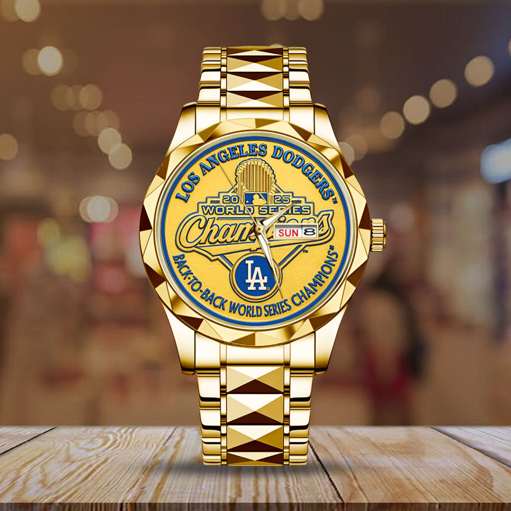Los Angeles Dodgers Alloy Luxury Quartz Watch - TMTHU2378