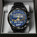 Los Angeles Dodgers World Series 2025 Black Stainless Steel Watch - TANTN18859