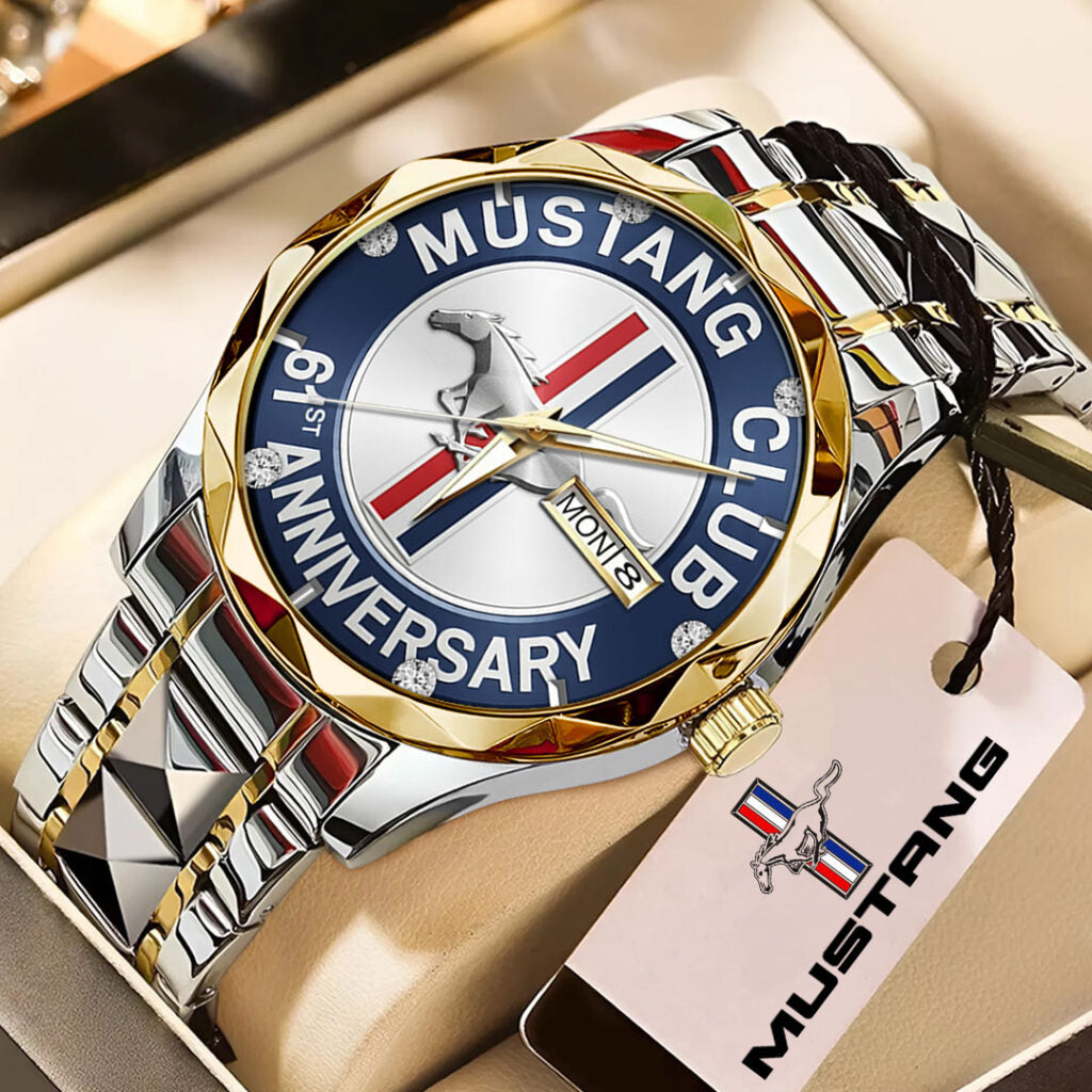 Ford Mustang 61th Anniversary 2025 Alloy Luxury Quartz Watch - TMTHU900