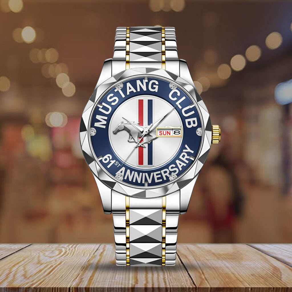 Ford Mustang 61th Anniversary 2025 Alloy Luxury Quartz Watch - TMTHU900