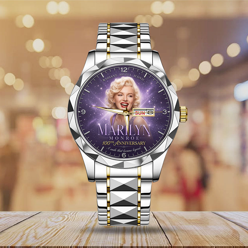 Marilyn Monroe 100th Anniversary Alloy Luxury Quartz Watch - TMTHU7772