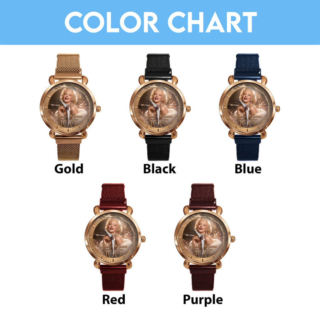 Marilyn Monroe 100th Anniversary Mesh Strap Quartz Watch - TMTHU7773