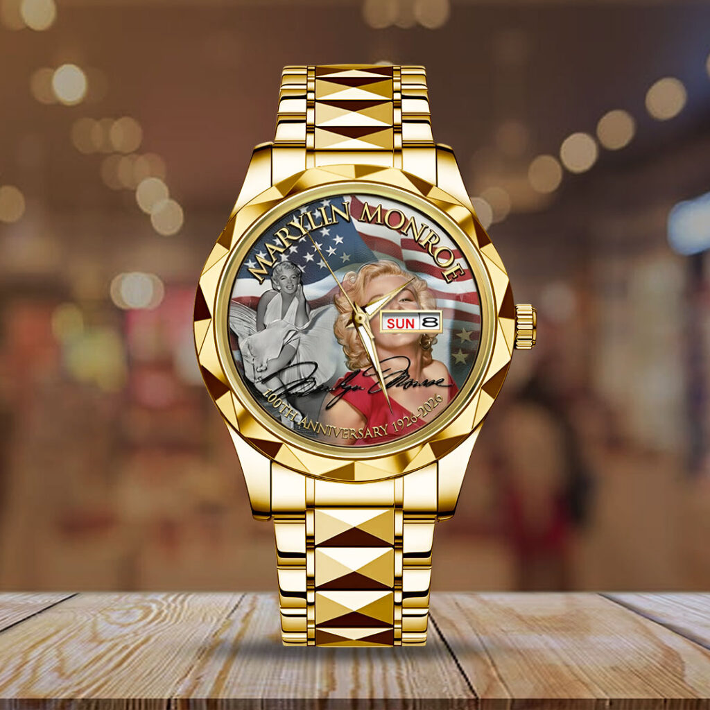 Marilyn Monroe 100th Anniversary Alloy Luxury Quartz Watch - TMTHU3952
