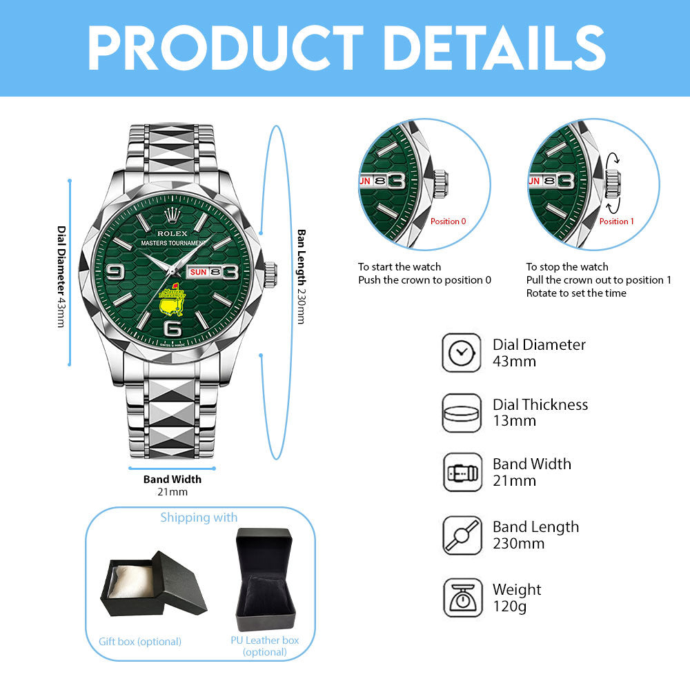 Masters Tournament Alloy Luxury Quartz Watch - TMTHU4398