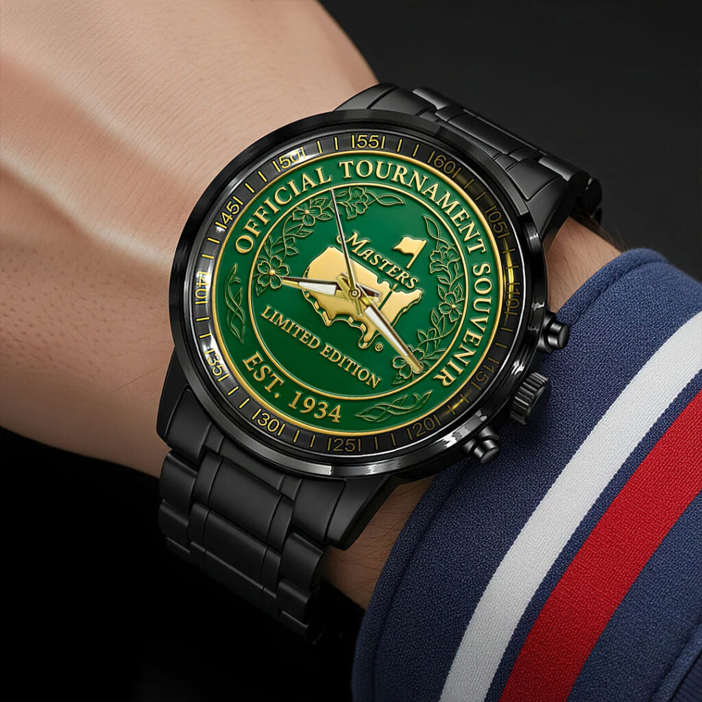 Masters Tournament Black Stainless Steel Watch - HOATT17304