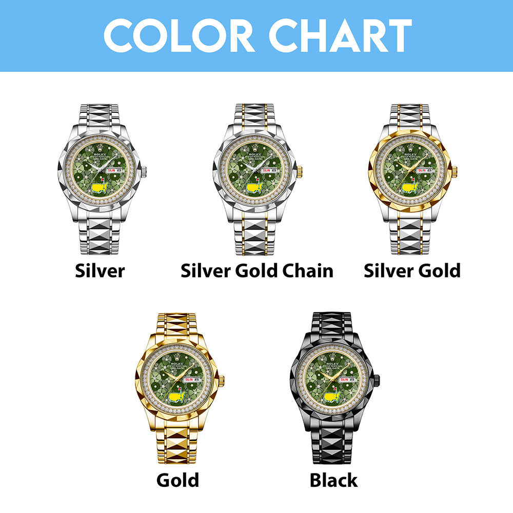 Masters Tournament x Rolex Alloy Luxury Quartz Watch - MAITM14981