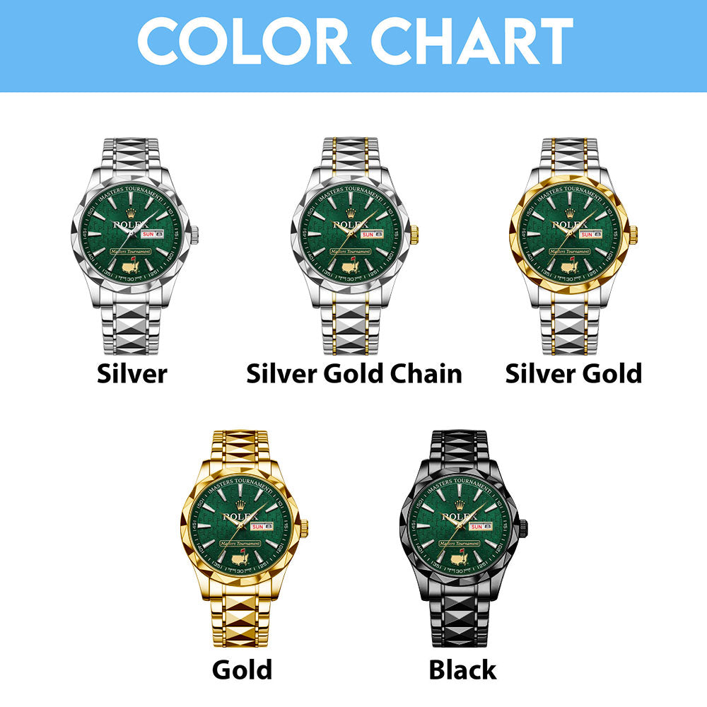 Masters Tournament x Rolex Alloy Luxury Quartz Watch - TMTHU5184