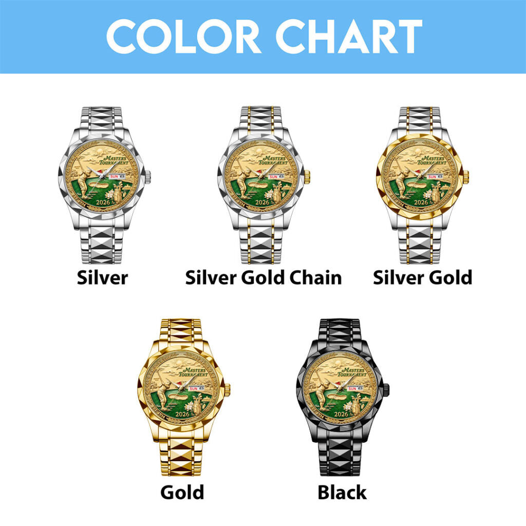 Masters Tournament Alloy Luxury Quartz Watch - TANTN22309
