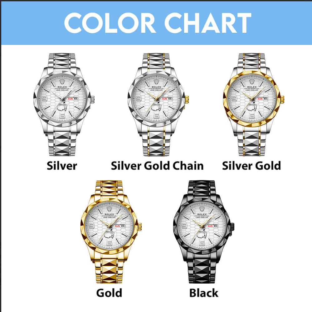 Masters Tournament x Rolex Alloy Luxury Quartz Watch - GNE5772